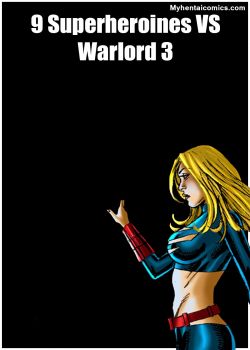 Cover 9 Superheroines VS Warlord 3