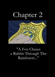 Cover The Broken Mask 2 – A Fox Chases A Rabbit Through The Rainforest