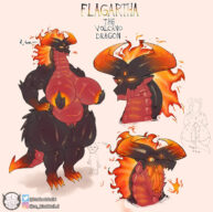 Cover Flagartha The Volcano Dragon