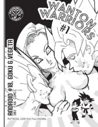 Cover Wanton Warriors 1 – Goku, 18 & Vegeta