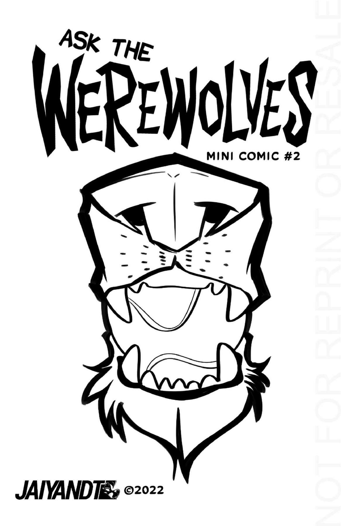 Cover Ask The Werewolves Mini Comic 2
